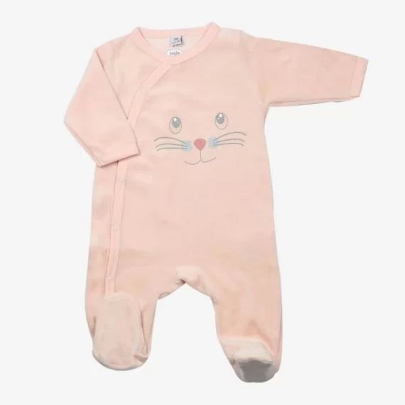 Pyjama bébé 3 mois- TROIS KILOS SEPT rose