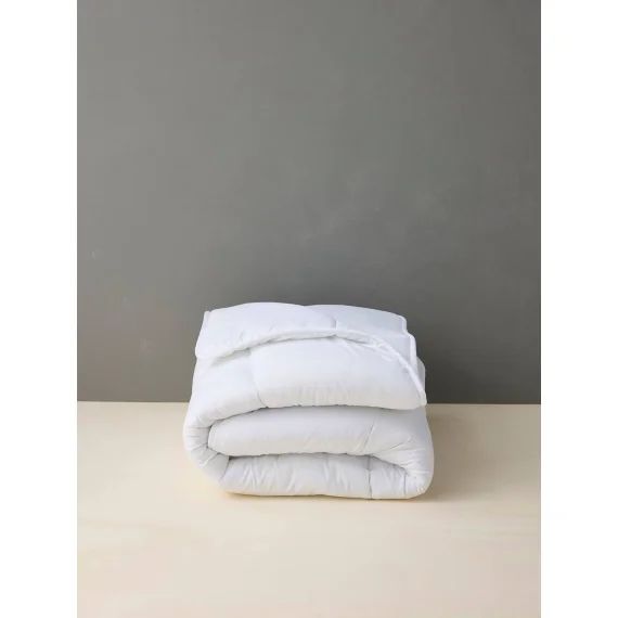 Couette microfibre blanc
