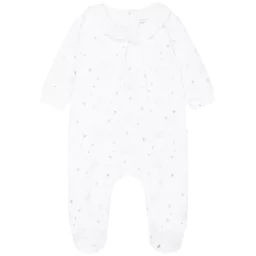 Pyjama en velours Fille Blanc