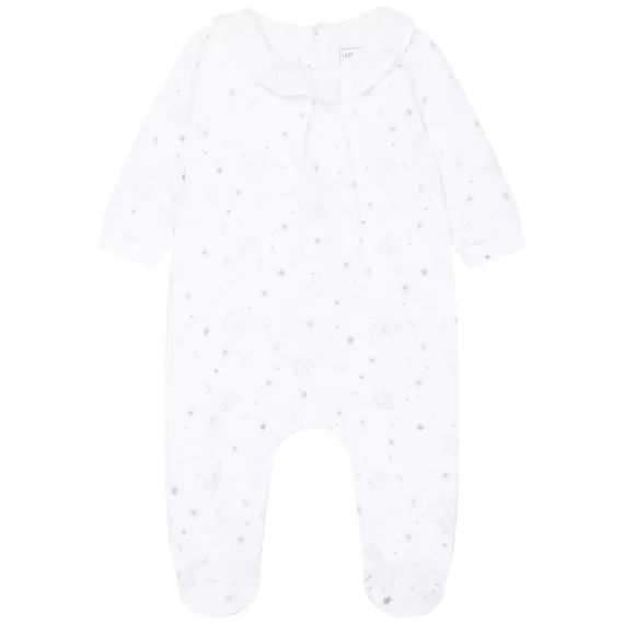 Pyjama en velours Fille Blanc