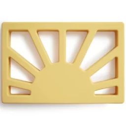 Jouet de dentition Sun Muted yellow