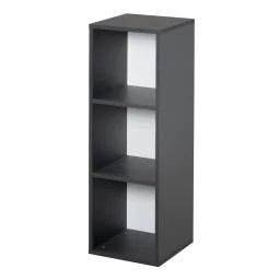 Meuble À 3 Cases – Étagère Pour Commode À Langer Anthracite