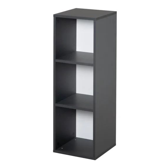 Meuble À 3 Cases – Étagère Pour Commode À Langer Anthracite