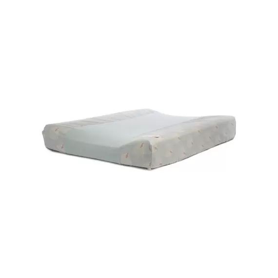 Housse de matelas à langer White Gatsby Antique Green (50 x 70 cm)