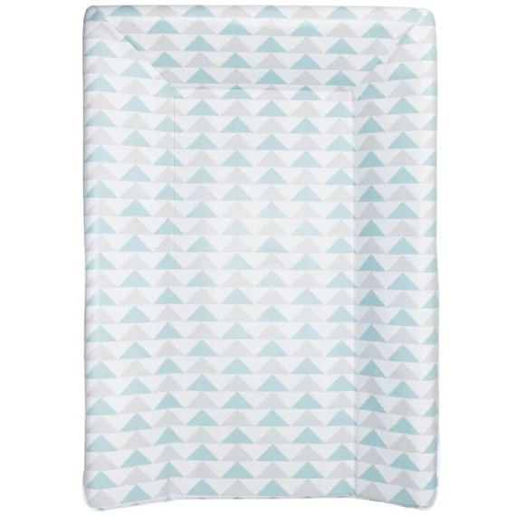 BABYCALIN Matelas à langer Luxe géométriques bleu