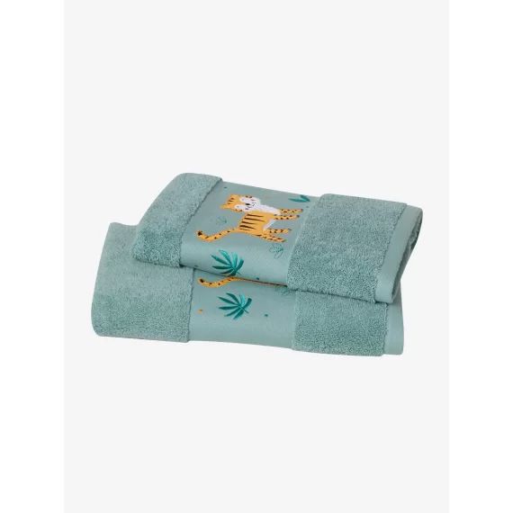 Serviette de bain Tigre vert