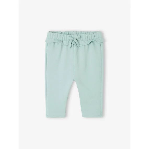 Pantalon molleton Basics bébé fille bleu grisé