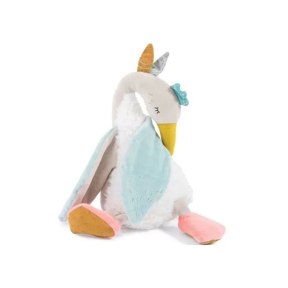 Peluche musicale oie Le voyage d&rsquo;Olga (30 cm)