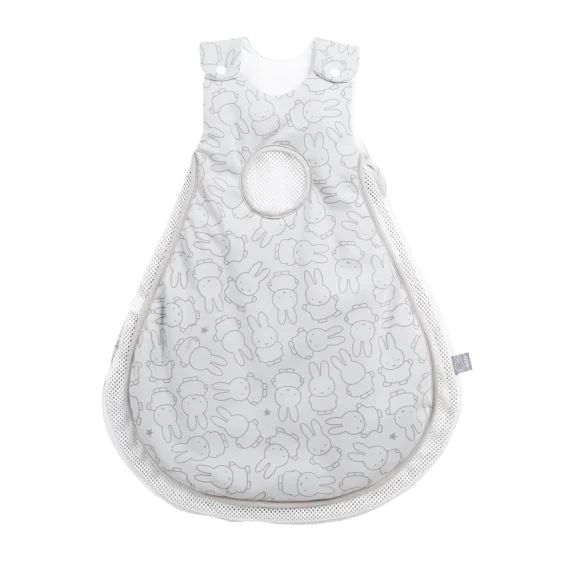 Gigoteuse Sans Manches À Fermeture Éclair Safe Asleep® Air – Miffy® Gris Clair / Miffy