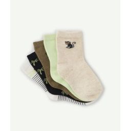 Lot de 5 paires de chaussettes bébé garçon avec imprimés –  – Soldes