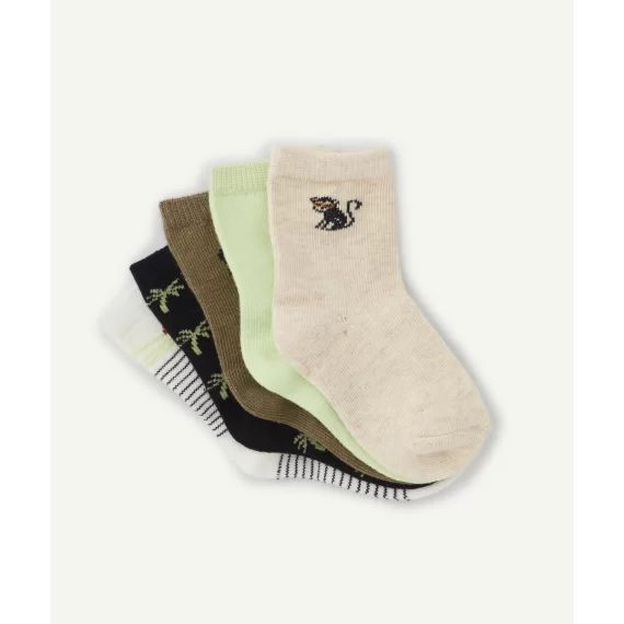 Lot de 5 paires de chaussettes bébé garçon avec imprimés –  – Soldes