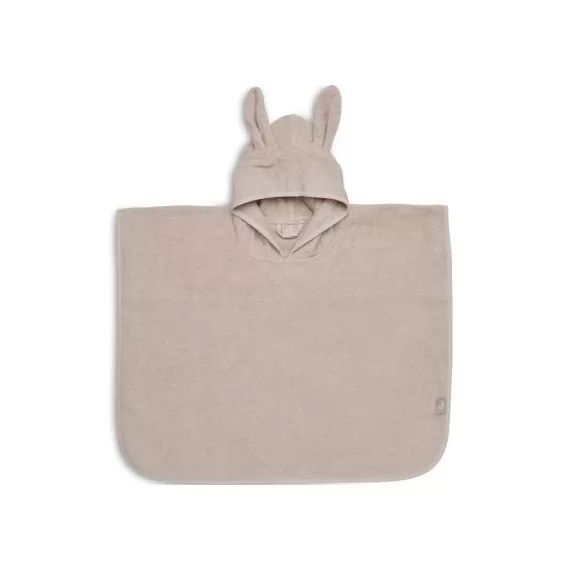 Poncho de bain lapin Pale Pink (1-4 ans)