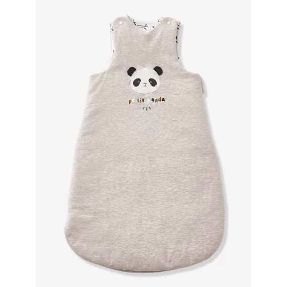 Gigoteuse sans manches Panda HANOÏ beige chiné
