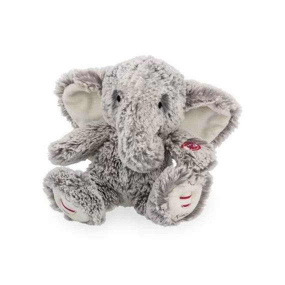 Peluche éléphant gris prestige Noa (24 cm)