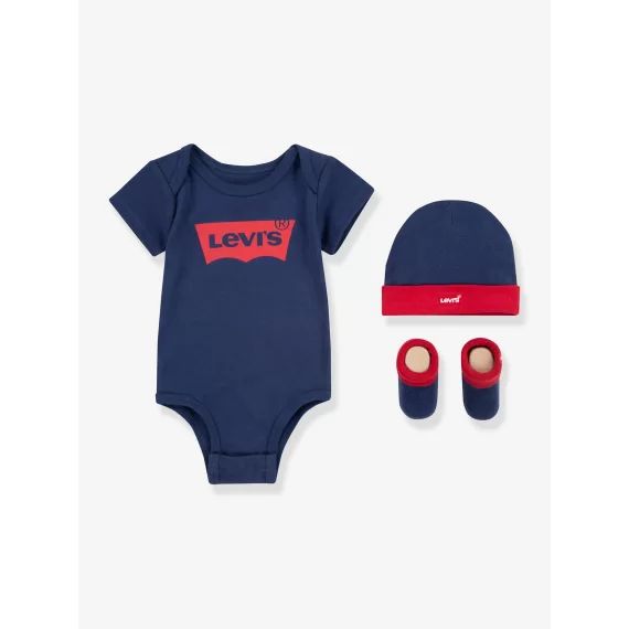 Ensemble 3 pièces bébé Batwin de Levi&rsquo;s® bleu