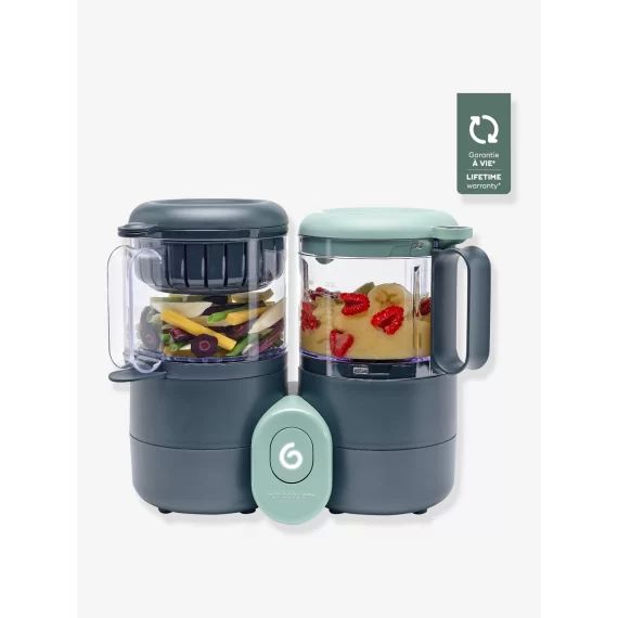 Robot multifonction préparateur culinaire cuiseur et mixeur BABYMOOV Nutribaby One noir/gris