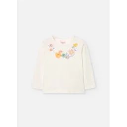 T-shirt Tricot Combiné Blanc