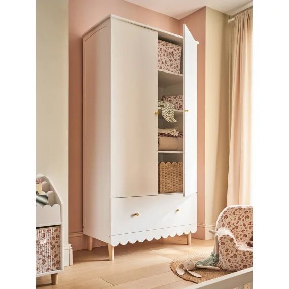 Armoire 2 portes LIGNE FESTON écru