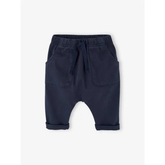 Pantalon naissance en sergé marine