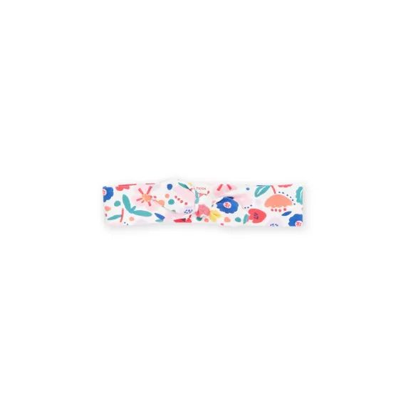 Bandeau Multicolore À Imprimé Fleuri – Ecru