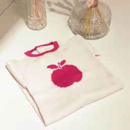 Pull en tricot Fille Rose