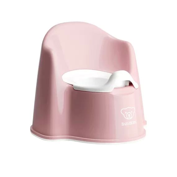 Pot Fauteuil – Rose pastel/Blanc