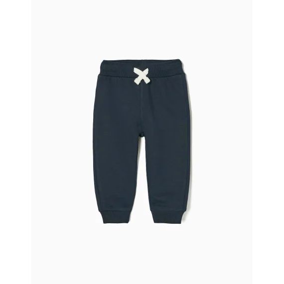 Jogpant En Coton Bébé Bleu Foncé