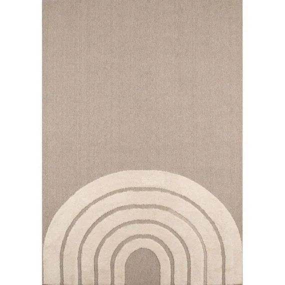 Tapis Chambre Enfant – Arc En Ciel Beige – 80 X 150 Cm – Nazar Rugs Beige
