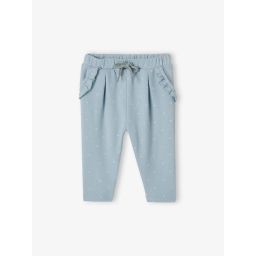 Pantalon molleton bébé fille bleu ciel