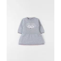 Robe En Tricot Gris
