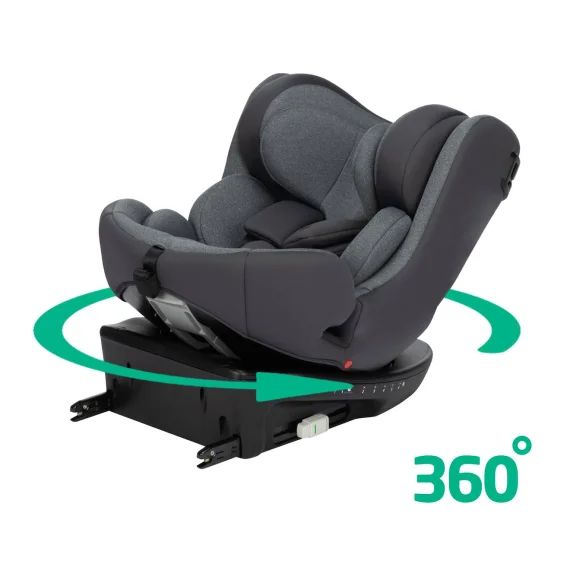 Siège Auto Pivotant, I-size Et Isofix Evolvefix Graphite Teinté