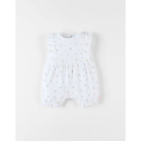 Combishort Fleurie En Jersey Rose