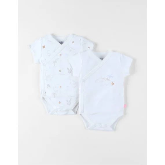 Set De 2 Bodys Coton Blanc