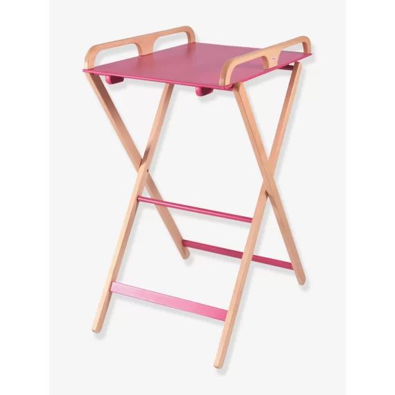 Table à langer pliante Jade Combelle. hybride fuchsia