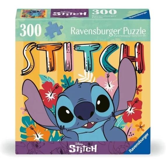 Puzzle 300 Pièces Stitch, Adultes Et Enfants Dès 8 Ans, Puzzle De Qualité Supérieure, Disney, 13399, Ravensburger Bleu