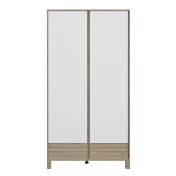 Armoire 2 Portes Achille Chêne Blond