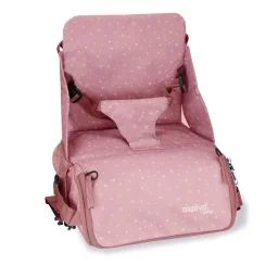 Chaise Haute De Voyage Hummus Rose