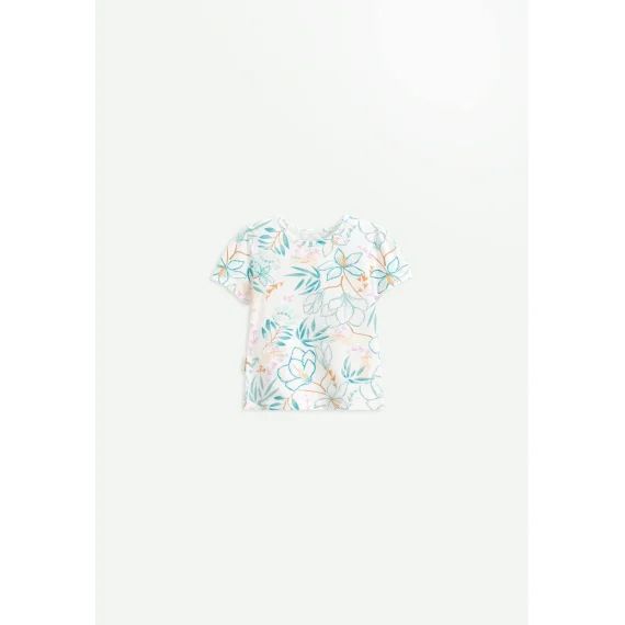 T-shirt Bébé À Manches Courtes Patroika Ecru