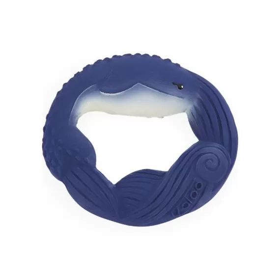 Anneau de dentition en caoutchouc naturel baleine Petit Calme