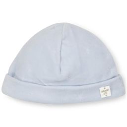 Bonnet de naissance en velours Garçon Bleu
