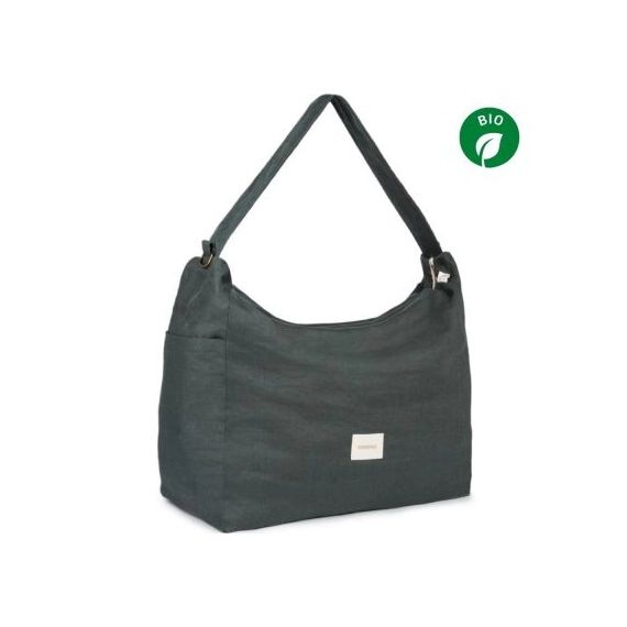 Sac à poussette Lin français green blue
