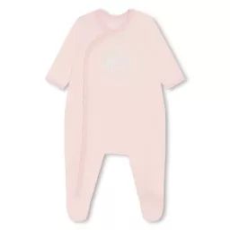 Ensemble pyjama et bavoir Fille Rose