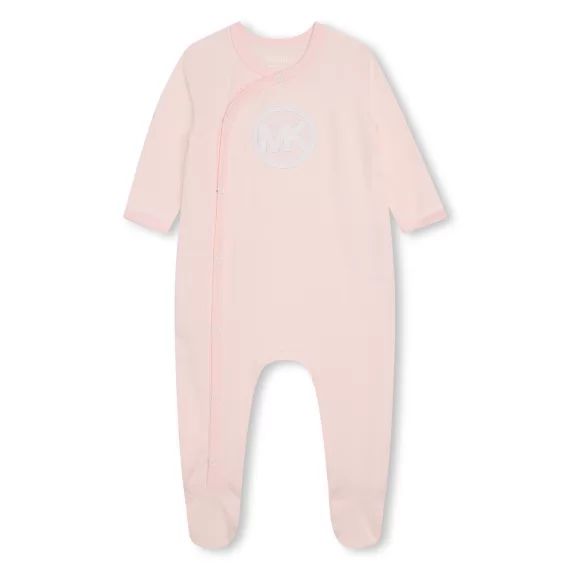 Ensemble pyjama et bavoir Fille Rose