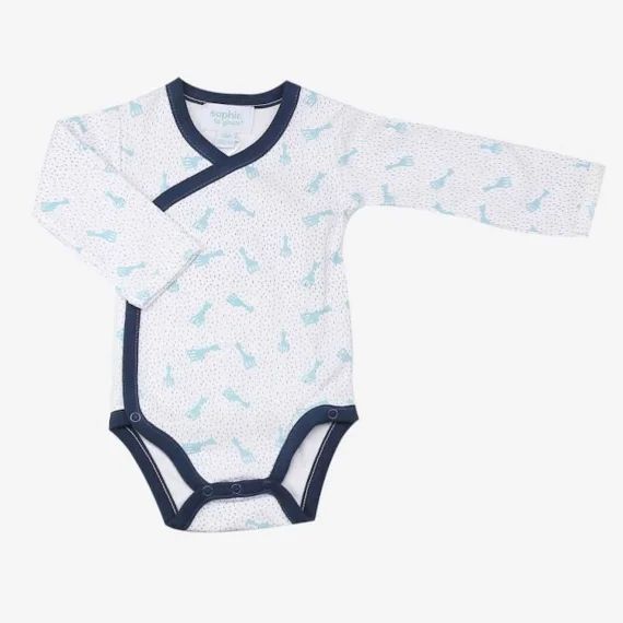 Body 1 M Sophie la Girafe® – TROIS KILOS SEPT bleu
