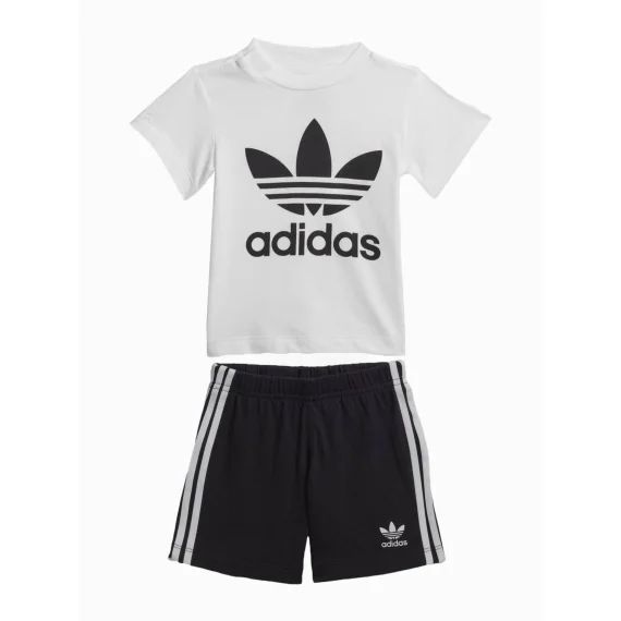 Ensemble Manches Courtes Blanc / Noir