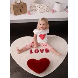 Legging bébé en maille côtelée rose