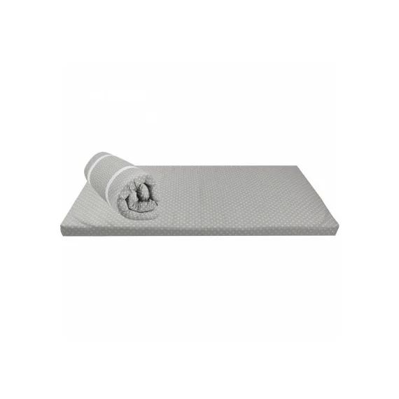 Matelas de voyage roulé étoile gris (60 x 120 cm)