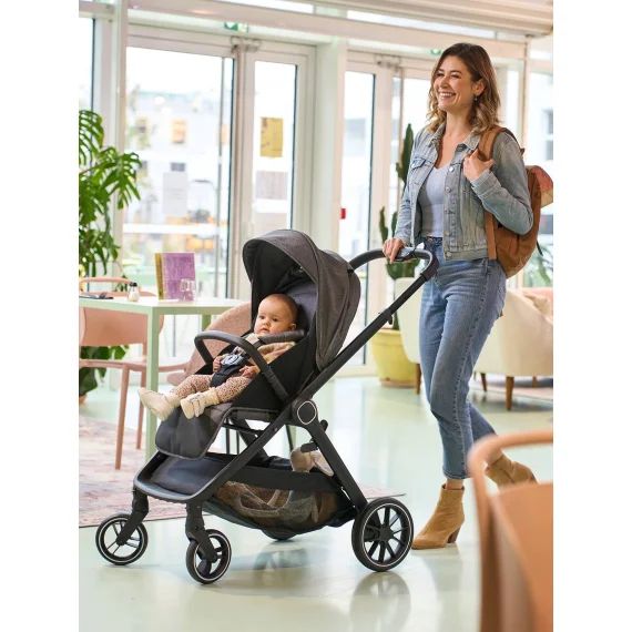 Poussette Trio Auriga I-size VERTBAUDET gris ardoise