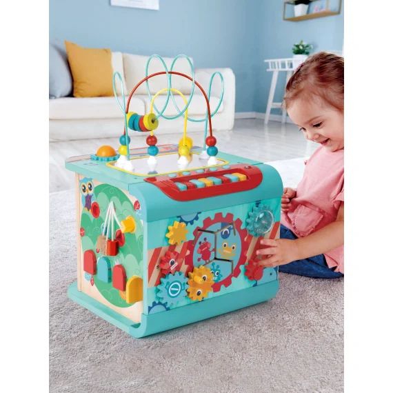 Cube d&rsquo;activité magique géant HAPE multicolore