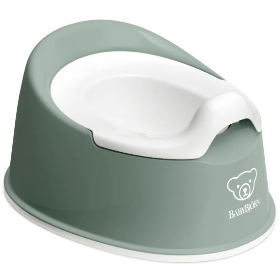 Pot bébé Smart vert profond et blanc